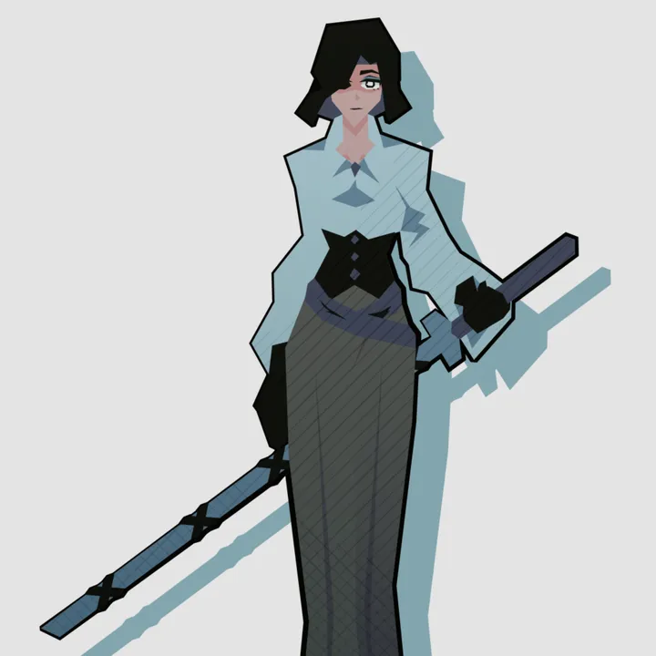 Tall Swordswoman