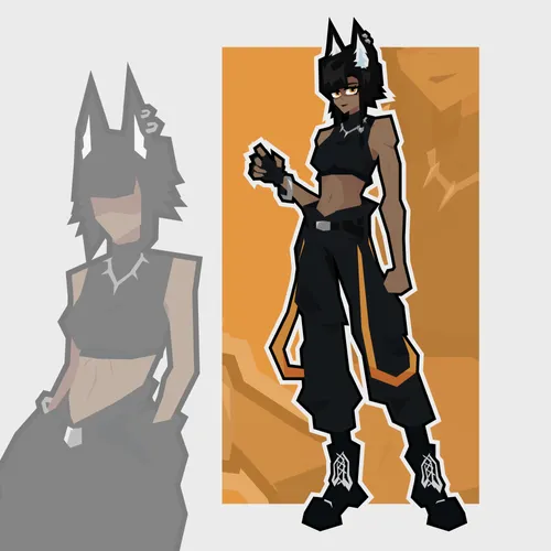 Fullbody Flat example 2